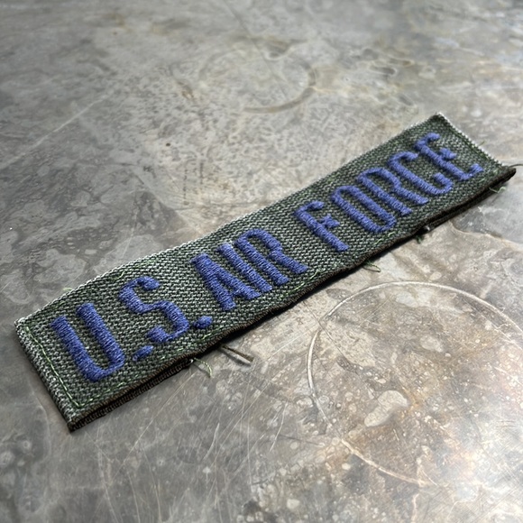 U.S. AIR FORCE embroidered tape patch - Vintage - Picture 3 of 12